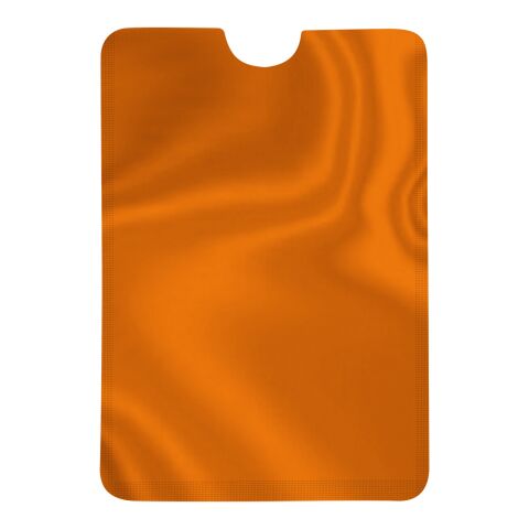 RFID Data Blocking Phone Card Sleeve Orange | No Imprint | not available | not available