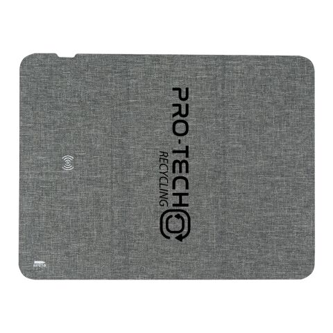 RPET 10W Wireless Charging Mouse Pad Gray | No Imprint | not available | not available
