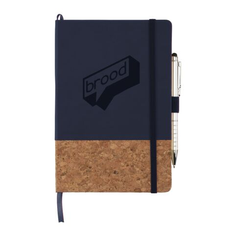 5.5&quot; x 8.5&quot; Lucca Cork Hard Bound JournalBook® Standard | Navy | No Imprint | not available | not available