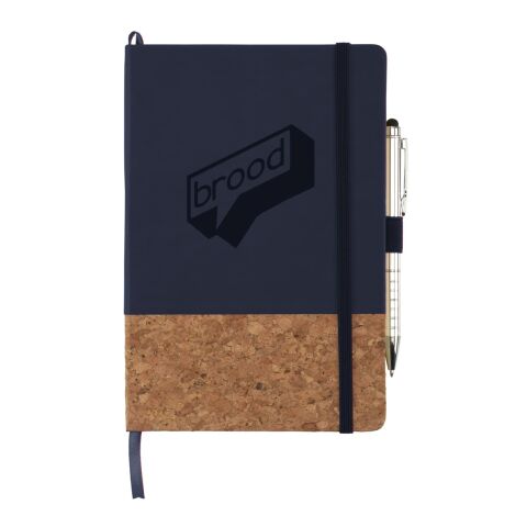 5.5&quot; x 8.5&quot; Lucca Cork Hard Bound JournalBook® Standard | Navy | No Imprint | not available | not available