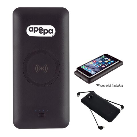 6-In-1 Wireless Charging Power Bank Black | No Imprint | not available | not available