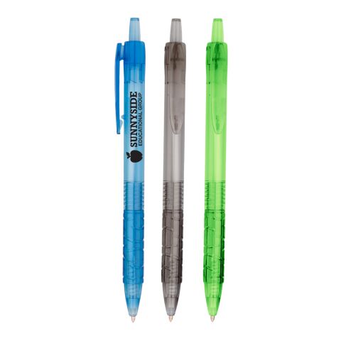 Wave Pen Gray/Lime | 1-color Screen Print | Barrel | 1.50 Inches × 1.50 Inches