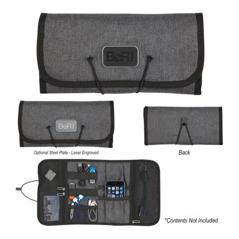 Folio Travel &amp; Tech Organizer Gray | No Imprint