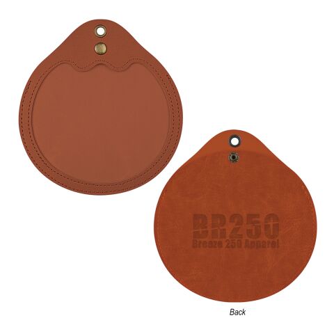 Round Tech Accessories Pouch Brown | No Imprint | not available