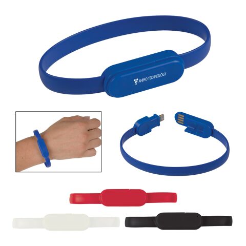 2-In-1 Connector Charger Bracelet Blue | No Imprint