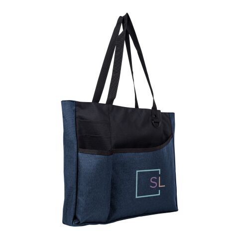 Delegate Heathered Tote Bag Black | No Imprint | not available | not available