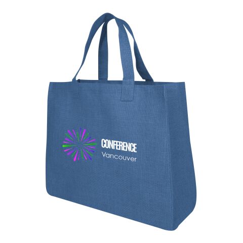 Juliet Jute Tote Bag Blue | No Imprint | not available | not available