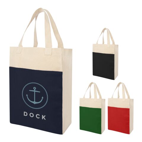 Co-Op Canvas Shopper Tote Bag Red with Black | No Imprint | not available | not available