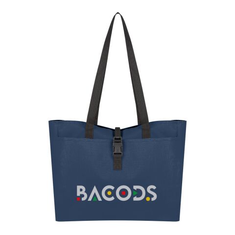 Bianca Buckle Tote Bag Navy Blue | No Imprint | not available | not available