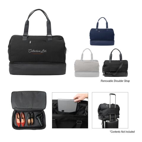 The Weekender Travel Bag With Drop Bottom Black | No Imprint | not available | not available