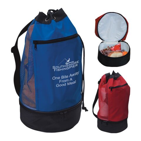 Beach Bag With Kooler Compartment Standard | Red | No Imprint | not available | not available
