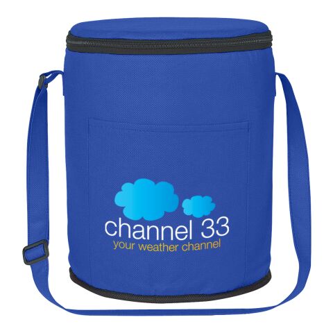 NON-WOVEN ROUND COOLER BAG Royal Blue | No Imprint | not available | not available