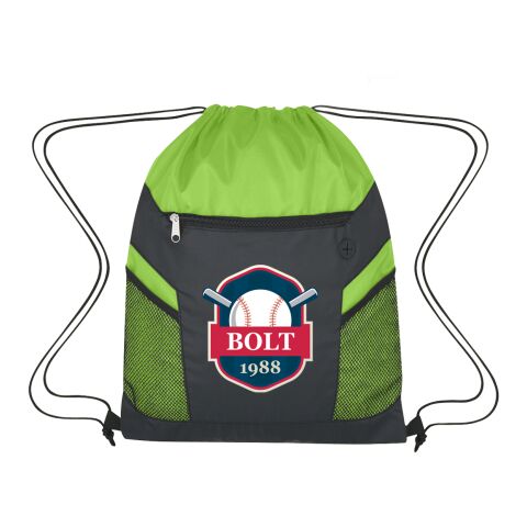 Ripstop Drawstring Bag Lime/Black | No Imprint | not available | not available