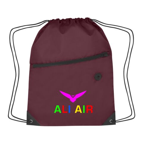 Hit Sports Pack With Front Zipper Maroon | No Imprint | not available | not available
