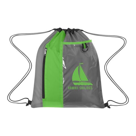 Sports Pack With Clear Pocket Gray/Lime | No Imprint | not available | not available
