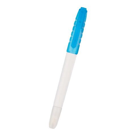 Erasable Highlighter White/Blue | SILK SCREEN | Barrel | 1.75 Inches × 0.50 Inches