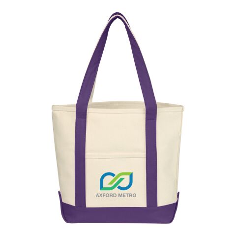Small Starboard Cotton Canvas Tote Bag With Tackle Twill Patch Standard | Cream | No Imprint | not available | not available