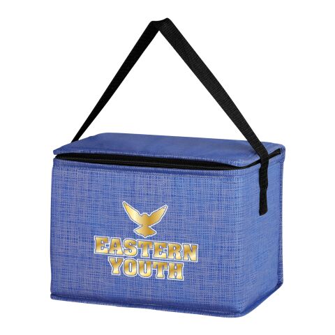 Crosshatch Non-Woven Lunch Bag Blue