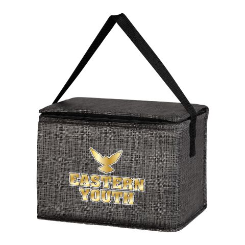 Crosshatch Non-Woven Lunch Bag Charcoal | No Imprint | not available | not available
