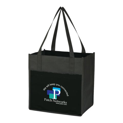 Lami-Combo Shopper Tote Bag Black | No Imprint | not available | not available