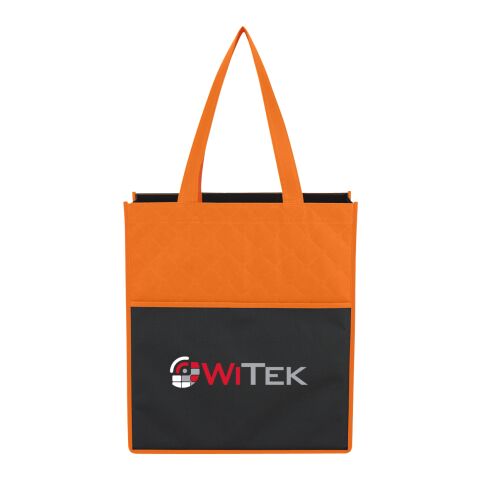 Non-Woven Bounty Shopping Tote Bag Orange | No Imprint | not available | not available
