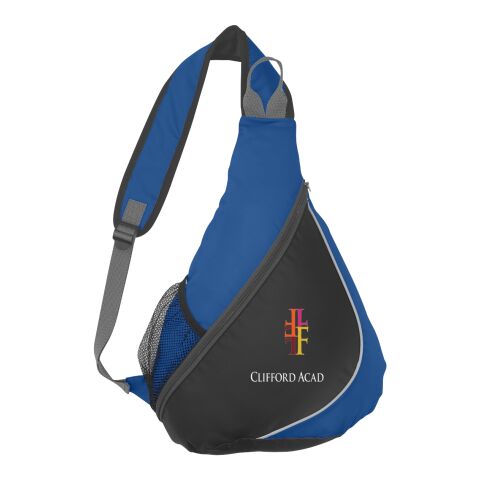 Sling Backpack Royal Blue with Black | No Imprint | not available | not available