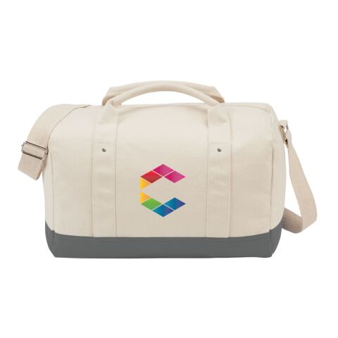 Belair 17" Cotton Canvas Duffel Gray | No Imprint | not available | not available
