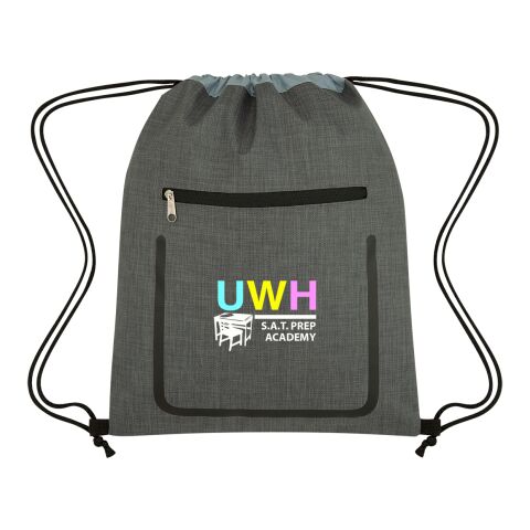 Slade Drawstring Bag Gray/Lime | No Imprint | not available | not available