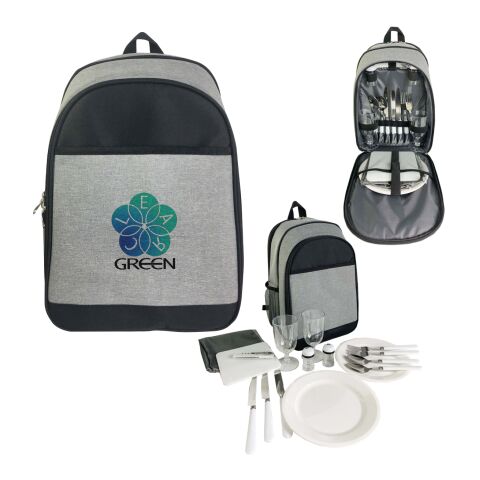 Lakeside Picnic Set Cooler Backpack Black | No Imprint | not available | not available