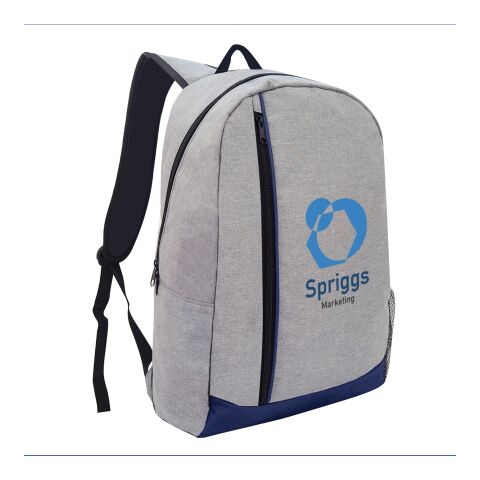 Hancock Heathered Laptop Backpack Blue | No Imprint | not available | not available