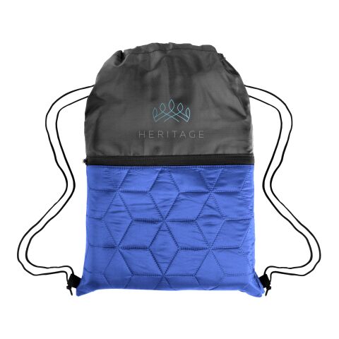 Heritage Quilted Drawstring Bag Royal Blue | No Imprint | not available | not available