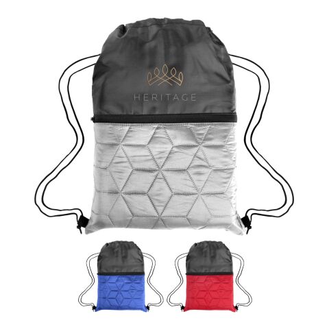Heritage Quilted Drawstring Bag Royal Blue | No Imprint | not available | not available