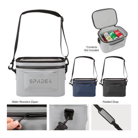 Trekker Water Resistant 6-Can Cooler Bag Black | No Imprint | not available | not available