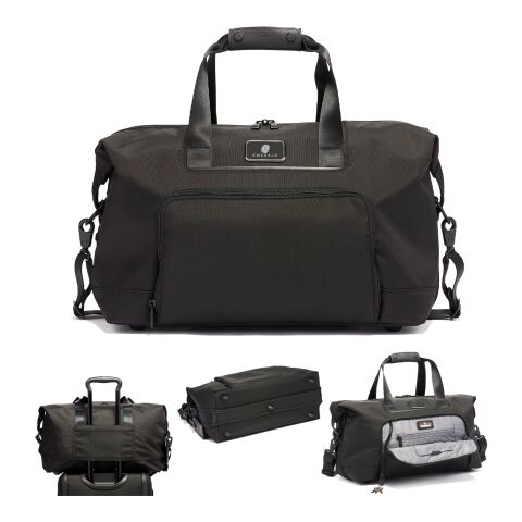 Tumi Alpha Double Expandable Travel Satchel Black | No Imprint