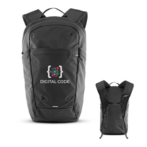 Matador® Refraction Packable Backpack Black | 1-color Screen Print | Front | 4.00 Inches × 3.00 Inches