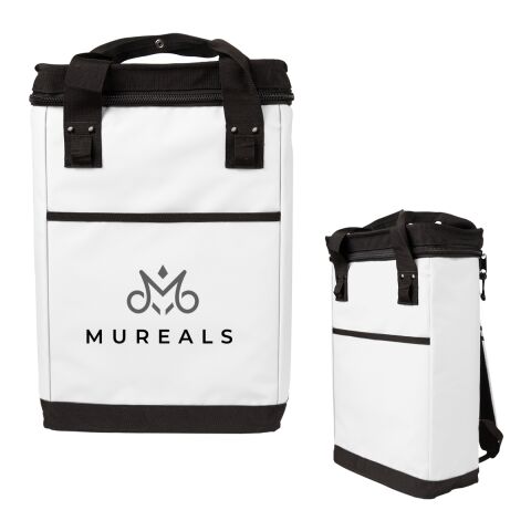 SUMMIT 24 CAN COOLER BACKPACK White/Black | No Imprint | not available | not available