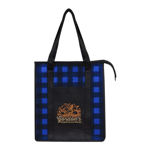 Northwoods Non-Woven Cooler Tote Bag Royal Blue with Black | No Imprint | not available | not available