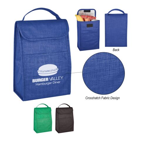 Crosshatch Lunch Bag Blue | No Imprint | not available | not available
