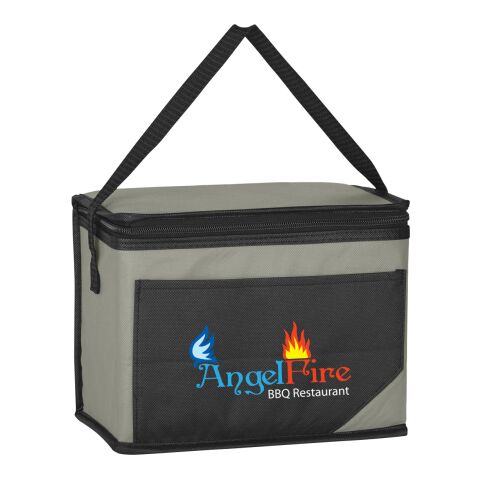 Non-Woven Chow Time Kooler Bag Black with Red | No Imprint | not available | not available