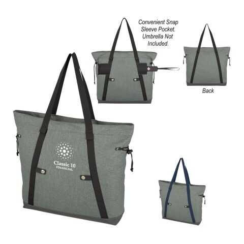 Oxford Tote Bag Gray with Green | No Imprint | not available | not available