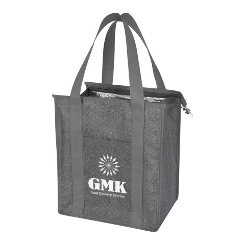 HEATHERED NON-WOVEN COOLER TOTE BAG Gray | No Imprint | not available | not available