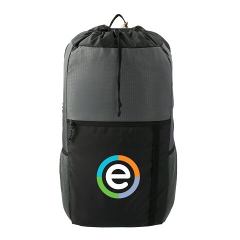 NBN Trailhead Recycled 15L Cinch Pack Standard | Black-Gray | No Imprint | not available | not available