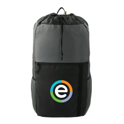 NBN Trailhead Recycled 15L Cinch Pack Standard | Black-Gray | No Imprint | not available | not available