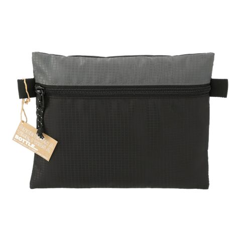 NBN Trailhead Recycled Zip Pouch Standard | Black-Gray | No Imprint | not available | not available