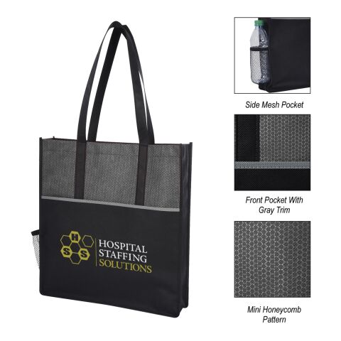 Promenade Non-Woven Tote Bag Onyx