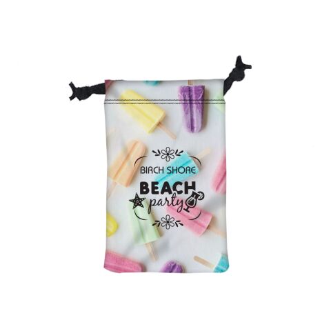 Polyester Sunglass Drawstring Bag White | No Imprint | not available | not available