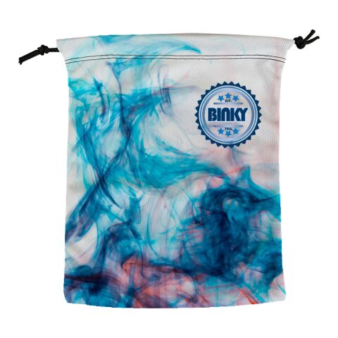 7&quot; W X 9&quot; H Polyester Drawstring Bag White | No Imprint | not available | not available