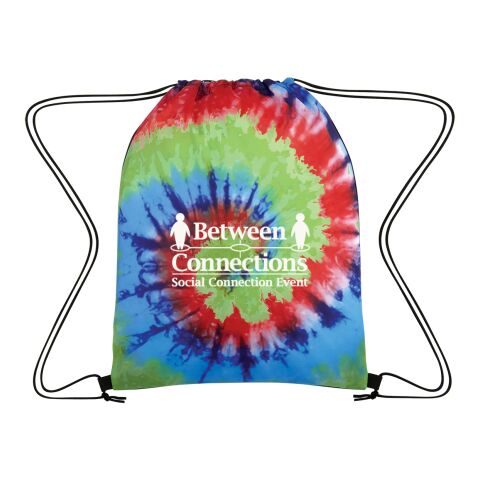 Tie-Dye Drawstring Bag Rainbow Black | No Imprint | not available | not available