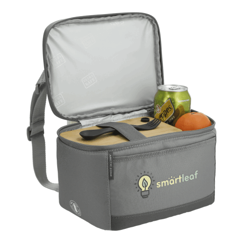 Arctic Zone® Repreve® Recycled 6 Can Lunch Cooler Gray | No Imprint | not available | not available