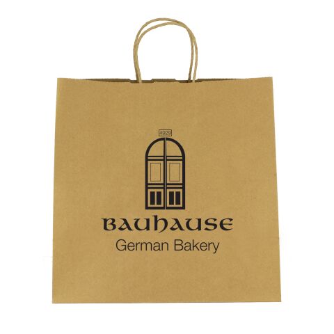 Kraft Paper Brown Shopping Bag - 10&quot; x 10&quot; Beige | No Imprint | not available | not available